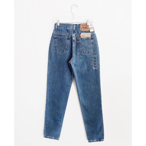 Vtg 90s Levi's 512 Blue High Rise Jeans fit 27 NWT - Picture 4 of 8